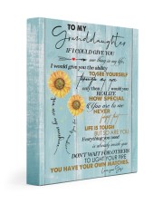LIFE IS TOUGH - GREAT GIFT FOR GRANDDAUGHTER 11x14 Gallery Wrapped Canvas Prints front