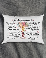 MY LOVE - GREAT GIFT FOR GRANDDAUGHTER Rectangular Pillowcase aos-pillow-rectangle-front-lifestyle-1