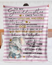 I LOVE YOU - BEST GIFT FOR GRANDDAUGHTER Large Sherpa Fleece Blanket - 60" x 80" aos-sherpa-fleece-blanket-60x80-lifestyle-front-23