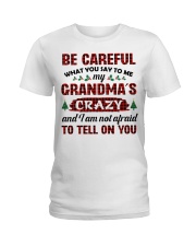 Be Careful - Best Gift For Grandchild Ladies T-Shirt tile