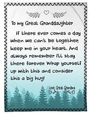 KEEP ME IN YOUR HEART - GRANDMA TO GRANDDAUGHTER Small Fleece Blanket - 30" x 40" front