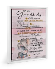 I'LL STAY THERE FOREVER - NAENAE TO GRANDKIDS Floating Framed Canvas Prints White tile