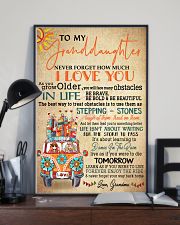 I Love You - Best Gift For Granddaughter 11x17 Poster lifestyle-poster-2