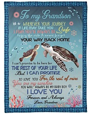 ENJOY THE RIDE - GRANDSON GIFT WITH TURTLE Fleece Blanket tile