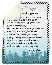 BIG HUG - LOVELY GIFT FOR GRANDDAUGHTER Sherpa Fleece Blanket tile
