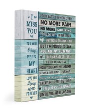 LOVE YOU ALWYAS AND FOREVER - TO MY HUSBAND IN HEAVEN 11x14 Gallery Wrapped Canvas Prints front