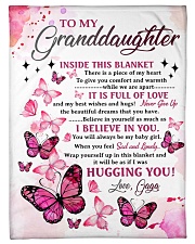 I BELIEVE IN YOU - GAGA TO GRANDDAUGHTER Small Fleece Blanket - 30" x 40" front