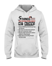 5 THINGS ABOUT MY NONNI - BEST GIFT FOR GRANDKIDS Hooded Sweatshirt tile