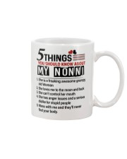 5 THINGS ABOUT MY NONNI - BEST GIFT FOR GRANDKIDS Mug tile