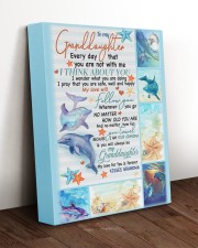 I THINK ABOUT YOU - BEST GIFT FOR GRANDDAUGHTER 11x14 Gallery Wrapped Canvas Prints aos-canvas-pgw-11x14-lifestyle-front-17