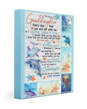 I THINK ABOUT YOU - BEST GIFT FOR GRANDDAUGHTER 11x14 Gallery Wrapped Canvas Prints front
