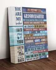 YOU ARE MY SUNSHINE - BEST GIFT FOR GRANDDAUGHTER 11x14 Gallery Wrapped Canvas Prints aos-canvas-pgw-11x14-lifestyle-front-17