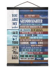 YOU ARE MY SUNSHINE - BEST GIFT FOR GRANDDAUGHTER Hanging Canvas tile