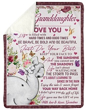 I LOVE YOU - TO GRANDDAUGHTER FROM GRANDMA Sherpa Fleece Blanket tile
