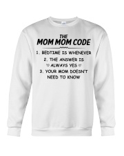THE MOM MOM CODE - BEDTIME IS WHENEVER Crewneck Sweatshirt tile