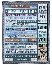 MY SUNSHINE - AMAZING GIFT FOR GRANDDAUGHTER Fleece Blanket tile