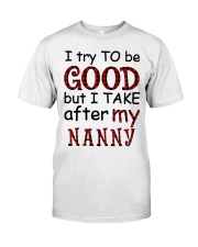 TRY TO BE GOOD - GIFT FOR GRANDKIDS Premium Fit Mens Tee tile