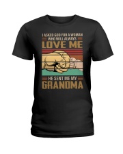 HE SENT ME GRANDMA - PERFECT GIFT FOR GRANDKIDS Ladies T-Shirt tile