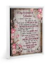 I'll Always Have You In My Heart Floating Framed Canvas Prints White tile