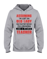 ASSUMING - PERFECT GIFT FOR TEACHER Hooded Sweatshirt front