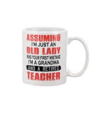 ASSUMING - PERFECT GIFT FOR TEACHER Mug tile