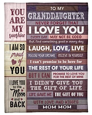 BELIEVE IN YOURSELF - GIFT FOR GRANDDAUGHTER Small Fleece Blanket - 30" x 40" front