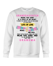 A PIECE OF MY HEART - BEST GIFT FOR GRANDDAUGHTER Crewneck Sweatshirt tile