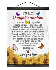 So Glad You're Part Of Our Family - Lovely Gift For Daughter-in-law Hanging Canvas tile