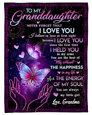I LOVE YOU - TO GRANDDAUGHTER FROM GRANDMA Small Fleece Blanket - 30" x 40" front