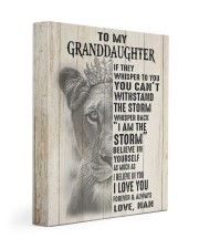 I AM THE STORM - GREAT GIFT FOR GRANDDAUGHTER 11x14 Gallery Wrapped Canvas Prints front