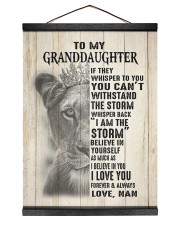 I AM THE STORM - GREAT GIFT FOR GRANDDAUGHTER Hanging Canvas tile
