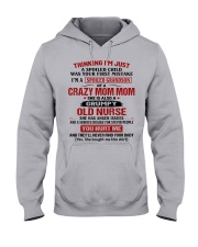 I'M A SPOILED GRANDSON OF A CRAZY MOM MOM Hooded Sweatshirt tile