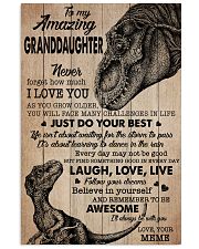 JUST DO YOUR BEST - MEME TO GRANDDAUGHTER 11x17 Poster front