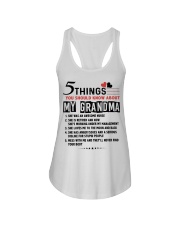 5 THINGS YOU SHOULD KNOW ABOUT MY GRANDMA Ladies Flowy Tank tile