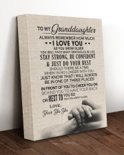 JUST DO YOUR BEST - GREAT GIFT FOR GRANDDAUGHTER 11x14 Gallery Wrapped Canvas Prints aos-canvas-pgw-11x14-lifestyle-front-17