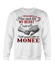HOW MUCH LOVE HEART HOLD - BEST GIFT FOR MONEE Crewneck Sweatshirt tile
