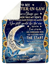 YOU'RE ALSO MY DAUGHTER-IN-HEART - AMAZING GIFT FOR DAUGHTER-IN-LAW Sherpa Fleece Blanket tile
