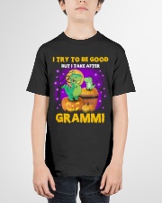 I Try To Be Good - Amazing Gift For Grandkids Youth T-Shirt garment-youth-tshirt-front-01