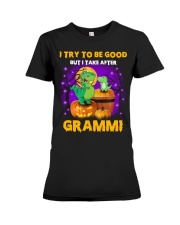 I Try To Be Good - Amazing Gift For Grandkids Premium Fit Ladies Tee tile