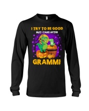 I Try To Be Good - Amazing Gift For Grandkids Long Sleeve Tee tile