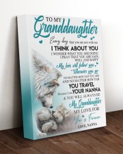 I THINK ABOUT YOU - BEST GIFT FOR GRANDDAUGHTER 11x14 Gallery Wrapped Canvas Prints aos-canvas-pgw-11x14-lifestyle-front-17