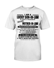 SHE LOVES ME SO MUCH - LOVELY GIFT FOR SON-IN-LAW Premium Fit Mens Tee tile