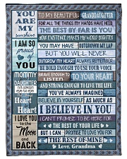 YOU ARE MY SUNSHINE SPECIAL GIFT FOR GRANDDAUGHTER Small Fleece Blanket - 30" x 40" front