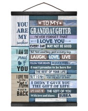 Never Forget I Love You - Best Gift For Granddaughter Hanging Canvas tile