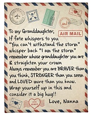 IF FATE WHISPERS TO YOU - NANNA TO GRANDDAUGHTER Small Fleece Blanket - 30" x 40" front