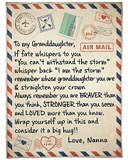 IF FATE WHISPERS TO YOU - NANNA TO GRANDDAUGHTER Fleece Blanket tile
