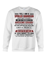 YES I AM A SPOILED GRANDSON Crewneck Sweatshirt tile