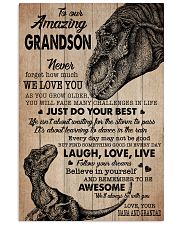 WE LOVE YOU - SPECIAL GIFT FOR GRANDSON 11x17 Poster front