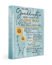 KEEP YOUR FACE TO THE SUNSHINE FOR GRANDDAUGHTER 11x14 Gallery Wrapped Canvas Prints front