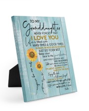 KEEP YOUR FACE TO THE SUNSHINE FOR GRANDDAUGHTER Easel-Back Gallery Wrapped Canvas tile